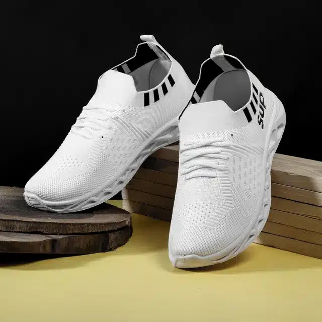 Sports Shoes for Men (White, 9)