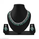 Alloy Necklace with Earrings for Women 