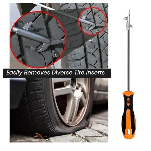 Stainless Steel Tyre Stone Remover Tool (Multicolor, Pack of 1)