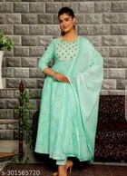 Rayon Printed Kurti with Dupatta for Women 