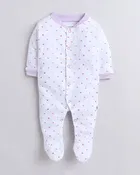 Hosiery Cotton Printed Rompers for Kids, Multicolor, Pack of 3 