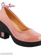 Shoetopia Block Heel Pointed Toe Sandals 