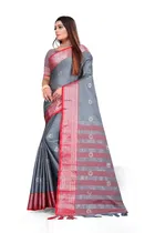 Cotton Embellished Saree for Women 