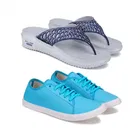 Combo of Flip Flops & Casual Shoes for Women 