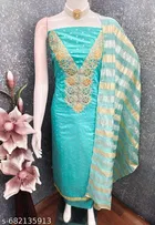 Silk Blend Punjabi/All Over Suits for Women 