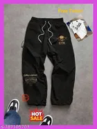 Chambray Pant for Men, Black 