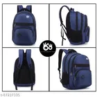 Polyester Backpack for Men & Women, Blue