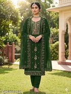 Georgette Punjabi/All Over Suits Semi-Stitched Suits 