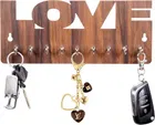 Wooden Wall Mounted Key Holder 