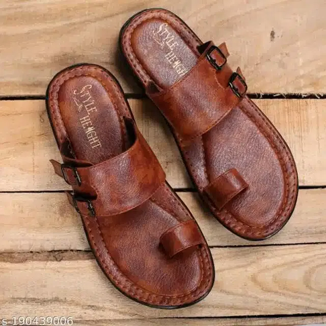 Slippers for Men (Tan, 6)
