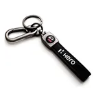 Dashing Hero Leather Keychain for Bike & Car (Black)