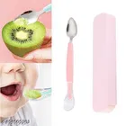 Double Side Spoon,Cutter Spoon,Steel Spoon ,Silicone Spoon