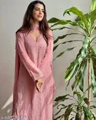 Chikankari Palazzo Pants for Women 