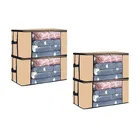 Non-Woven Blanlet Cover, Beige, Pack Of 4