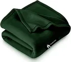 Wool Solid Blanket, Green 