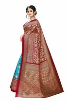 SVB आर्ट सिल्क साड़ी फॉर विमेंस 