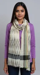 Women viscose Rayon Ikkat Printed Scarf 