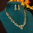 Zircon Gold-plated Jewellery Set for Women 
