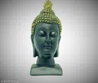 Lord Gautam Buddha Head Idol (Multicolor)