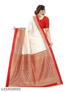 Art Silk Jacquard Embroidery Saree for Women 