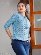 Rayon Printed Top for Women 