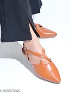 Solid Synthetic Comfort Pointed Toe Ballerinas 