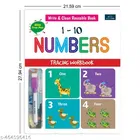 Write & Clean Reusablee Book - Set Of 3 Books - Alphabet Capital Letters, Numbers, And Lines & Curves