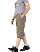 Cotton Cargo Three Fourths Pant for Men 
