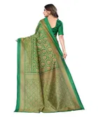 Women's Printed Saree with Blouse Piece 