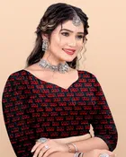 Georgette Printed Saree for Women 