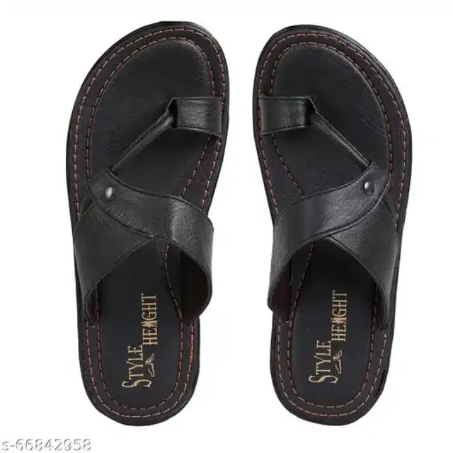 Slippers for Men (Black, 10)