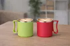 Stainless Steel Coffe Mug, Multicolour , Pack of 2 