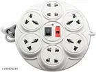 Universal Multi Plug Round Extension Cord 