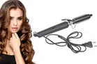 Nova NHC-471B Hair Curler for Women (Black & Silver, 100 W)