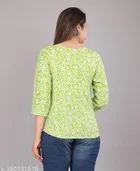 Rayon Printed Kurti for Women 