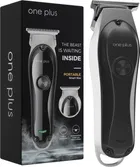 One Plus OP 118 Cordless Professional Small Size Clipper,waterproof With Turbo Mode Hair Trimmer 90 min Runtime 4 Length Settings  (Black)
