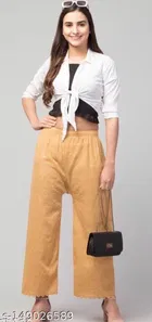 Cotton Palazzos for Women 