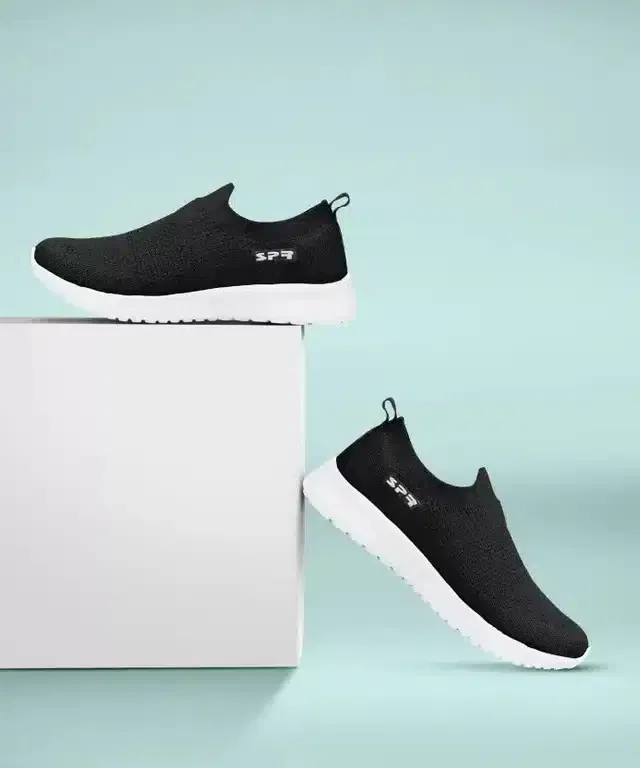 Sports Shoes for Men (Black, 10)