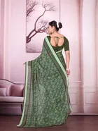Georgette Printed Saree for Women 