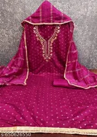 Zari Woven Patiala Suits for Women 