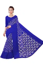Cotton Linen Printed Saree for Women 
