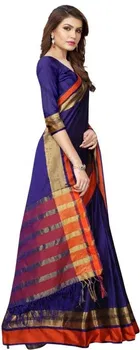 Cotton Solid Saree for Women 