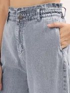 Cotton Straight Fit Jeans for Women 