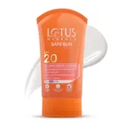 Lotus Herbals Safe Sun Sunscreen Cream - Breezy Berry SPF 20 and PA++ | All Skin Types| 50g