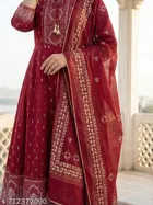 Printed Acrylic Kurta Set for Women 