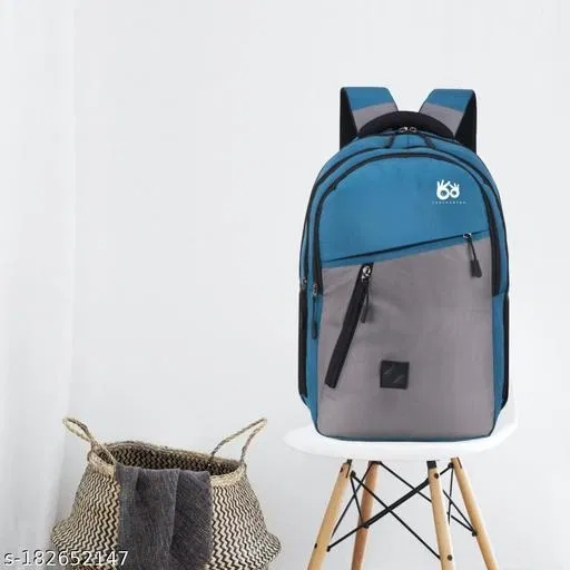 Nylon Backpack for Men & Women, Blue