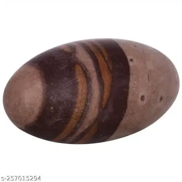 Narmadeshwar Shivling Showpieces (Brown)