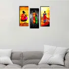 MDF 3 Pcs Designer Wall Painting for Home & Office 
