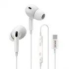 TecSox Bassbuds Prime Wired Earphones [Type-C White]