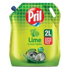 Pril Lime Dishwash Liquid Gel 2 L (Pouch)